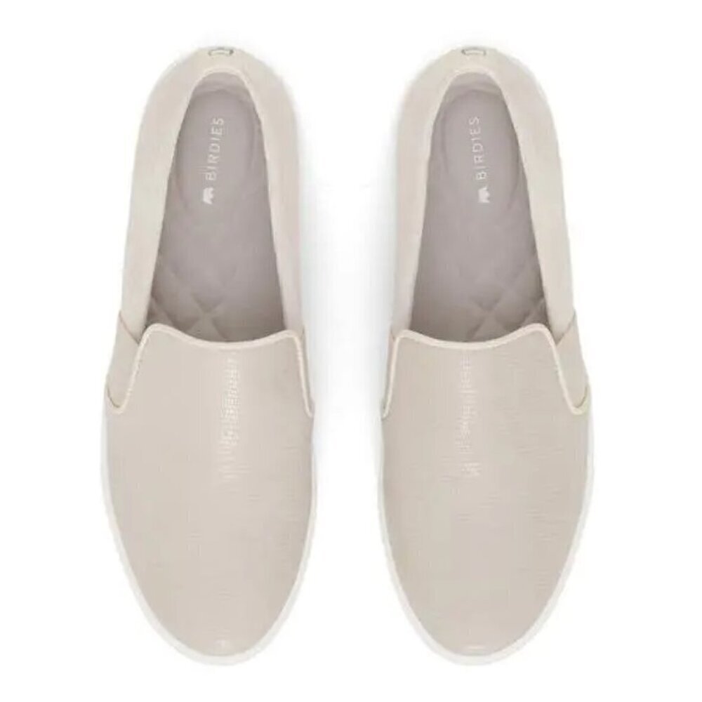 Birdies Swift Embossed Leather Suede Slip-On Sneakers
